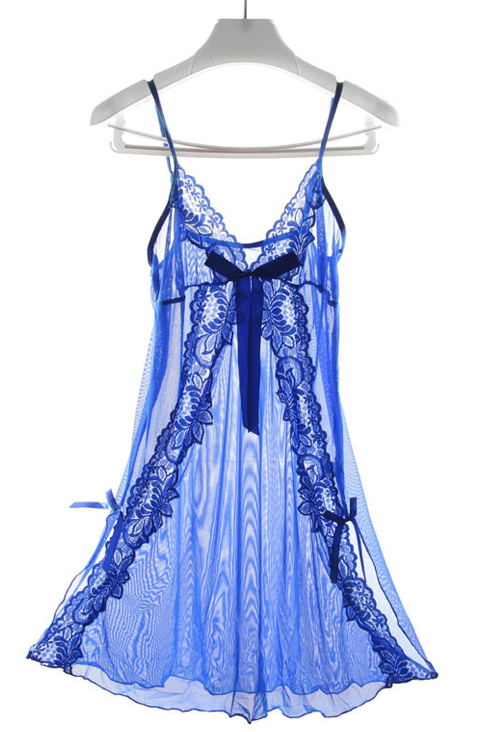 Women Decent Lace Styled Bust Thin Strap Solid Colored Lingerie