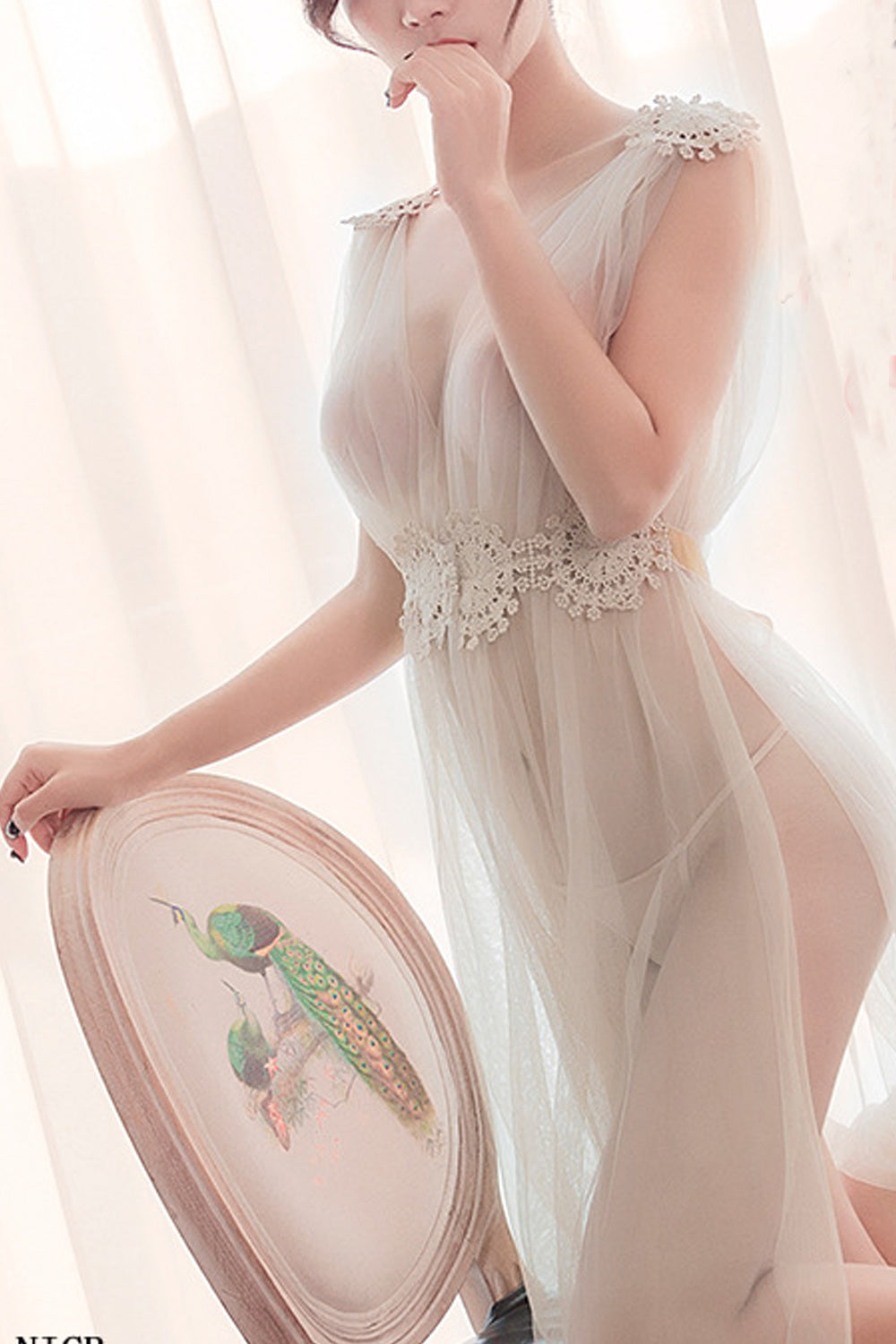 Women Lace Styled Fashionable Thin Lingerie