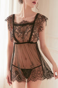 Women Loose Fit Breathable Solid Colored Flying Shoulder Lingerie