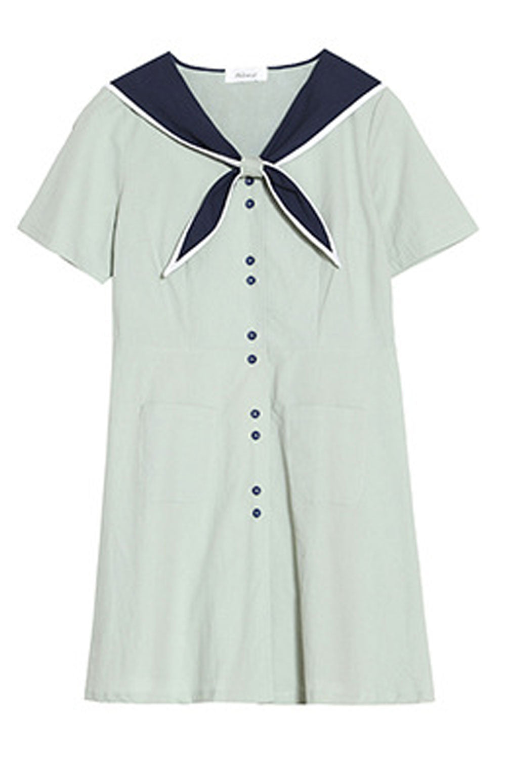 Women Plus Button Down Tie Neck Short Sleeve Dress