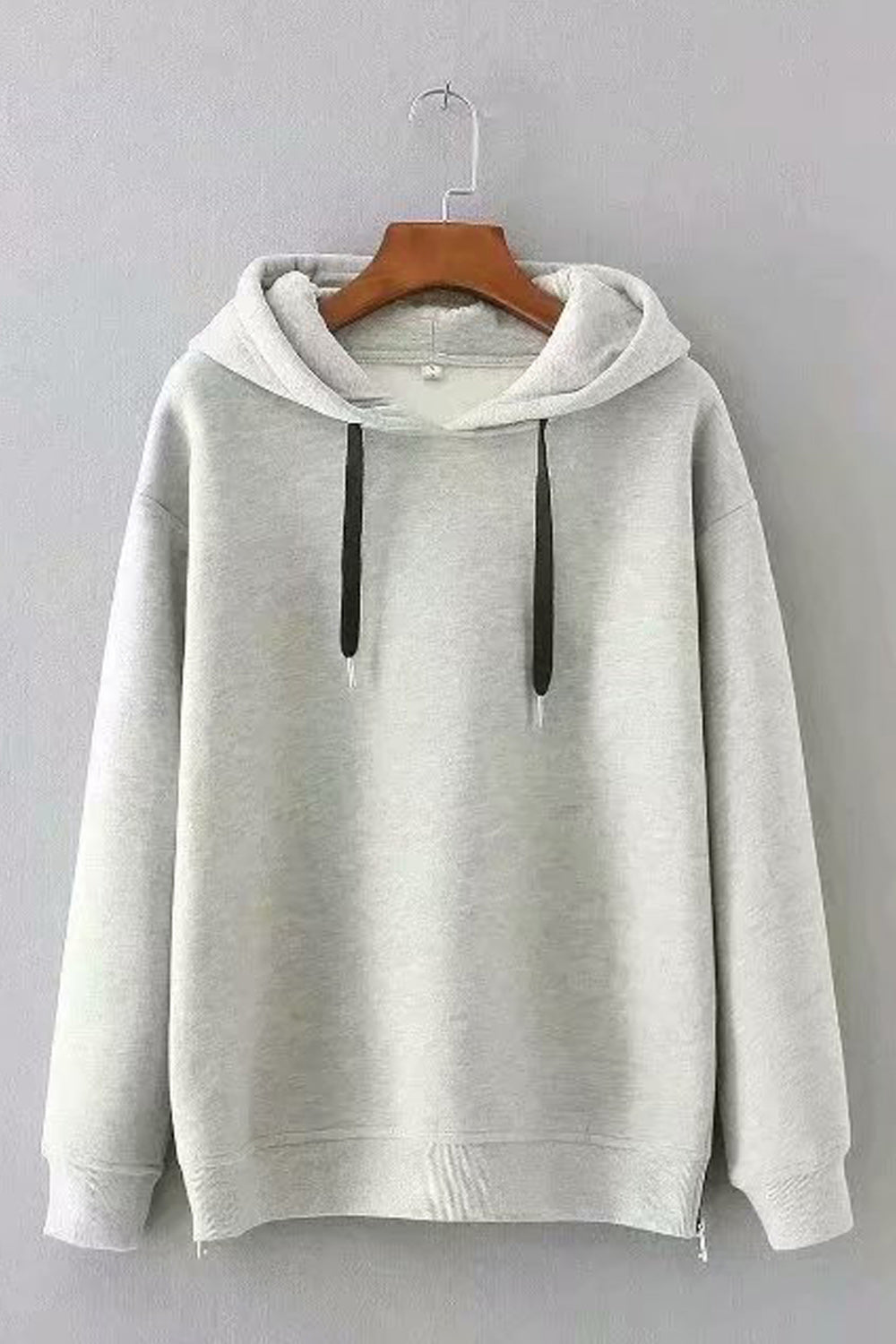 Women Outgoing Hat Neck Long Sleeve Warm & Thick Casual Hoodie