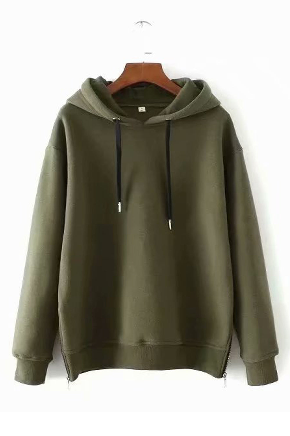 Women Outgoing Hat Neck Long Sleeve Warm & Thick Casual Hoodie