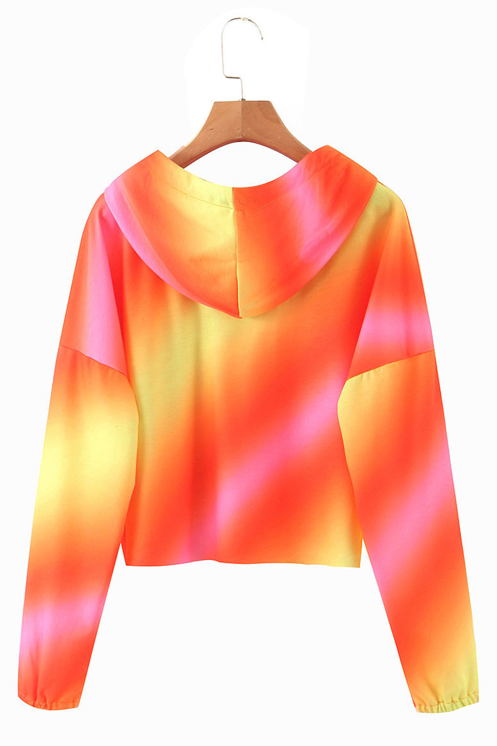 Women Long Sleeve Breathable Loose Style Tie Dye Printed Hoodie