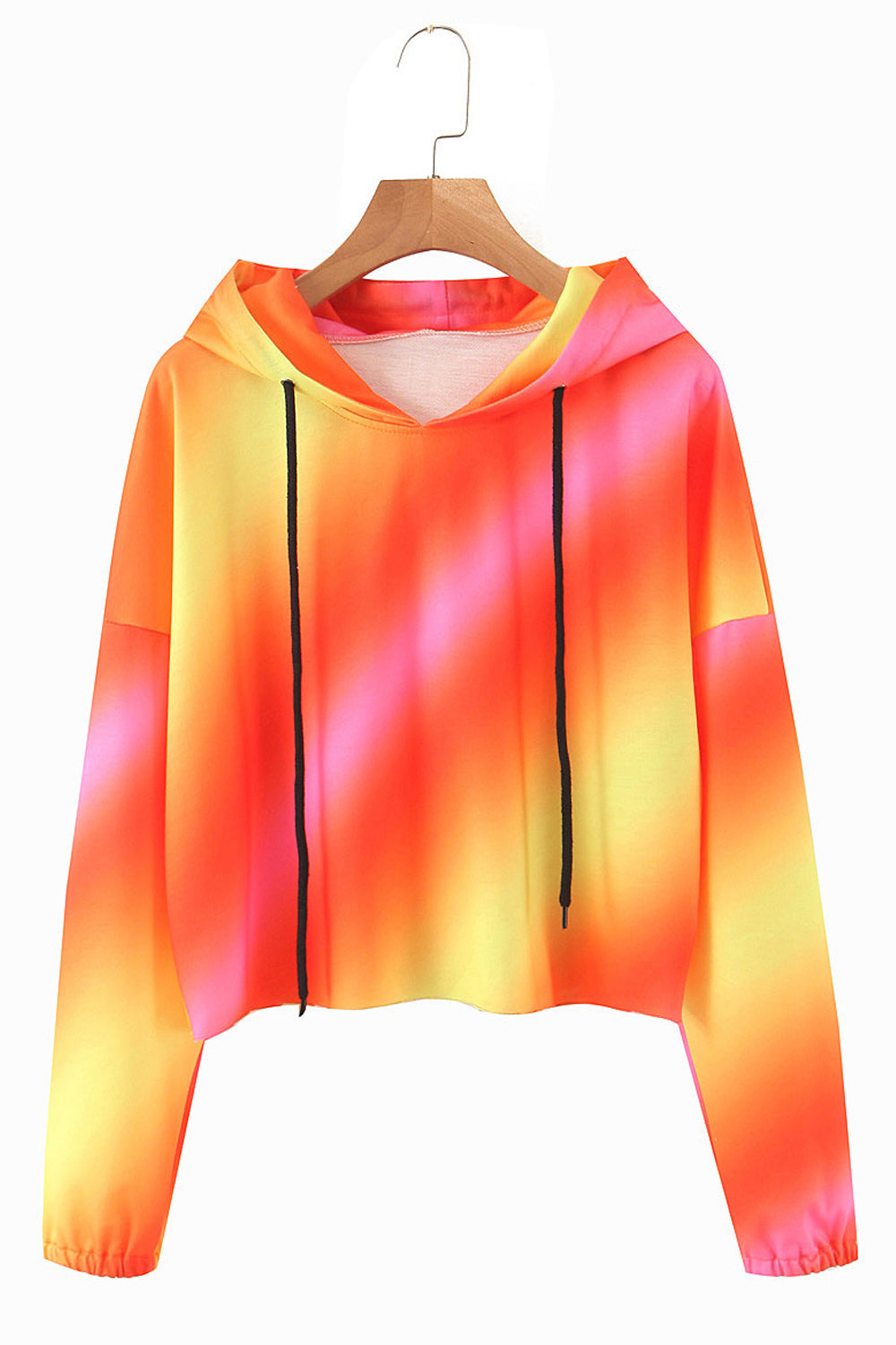 Women Long Sleeve Breathable Loose Style Tie Dye Printed Hoodie