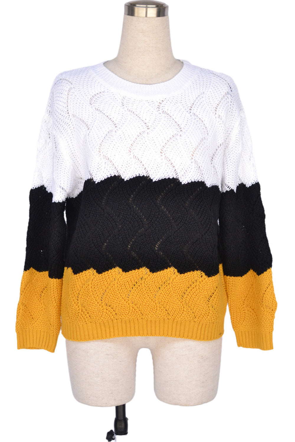 Women Thick Pullover Long Sleeve Holiday Casual Knitwear Sweater