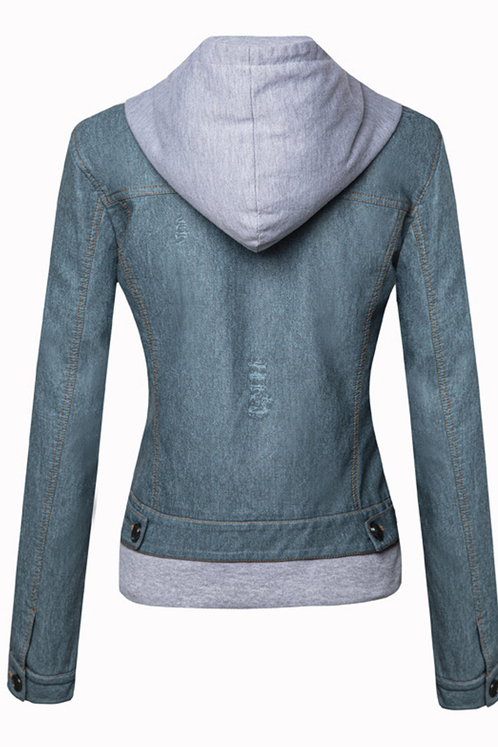 Women Comfortable Slim Fit Pocket Styling Long Sleeve Leather Jacket