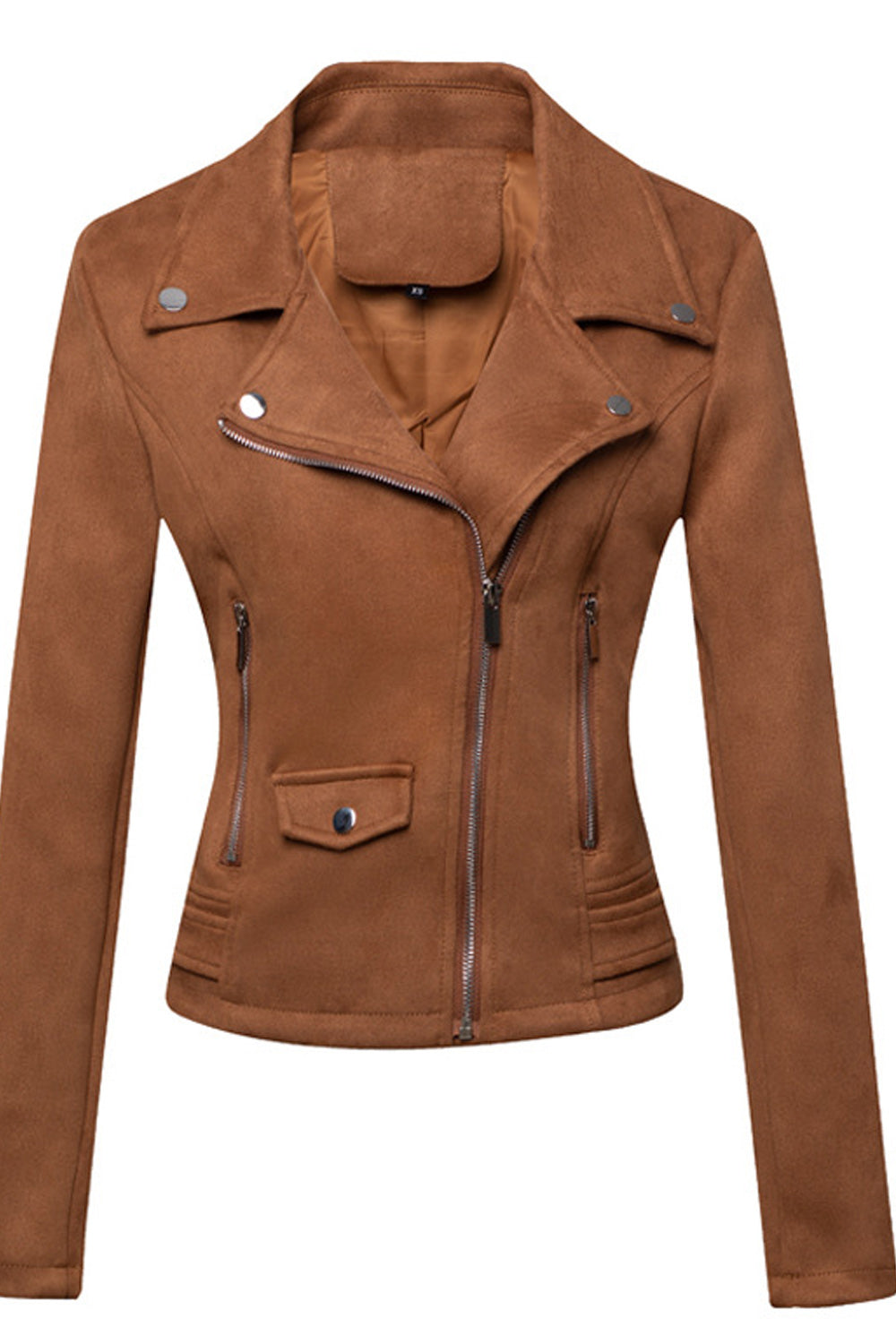 Women Fashionable Solid Colored Stylish Long Sleeve Jacket