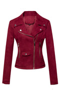 Women Fashionable Solid Colored Stylish Long Sleeve Jacket