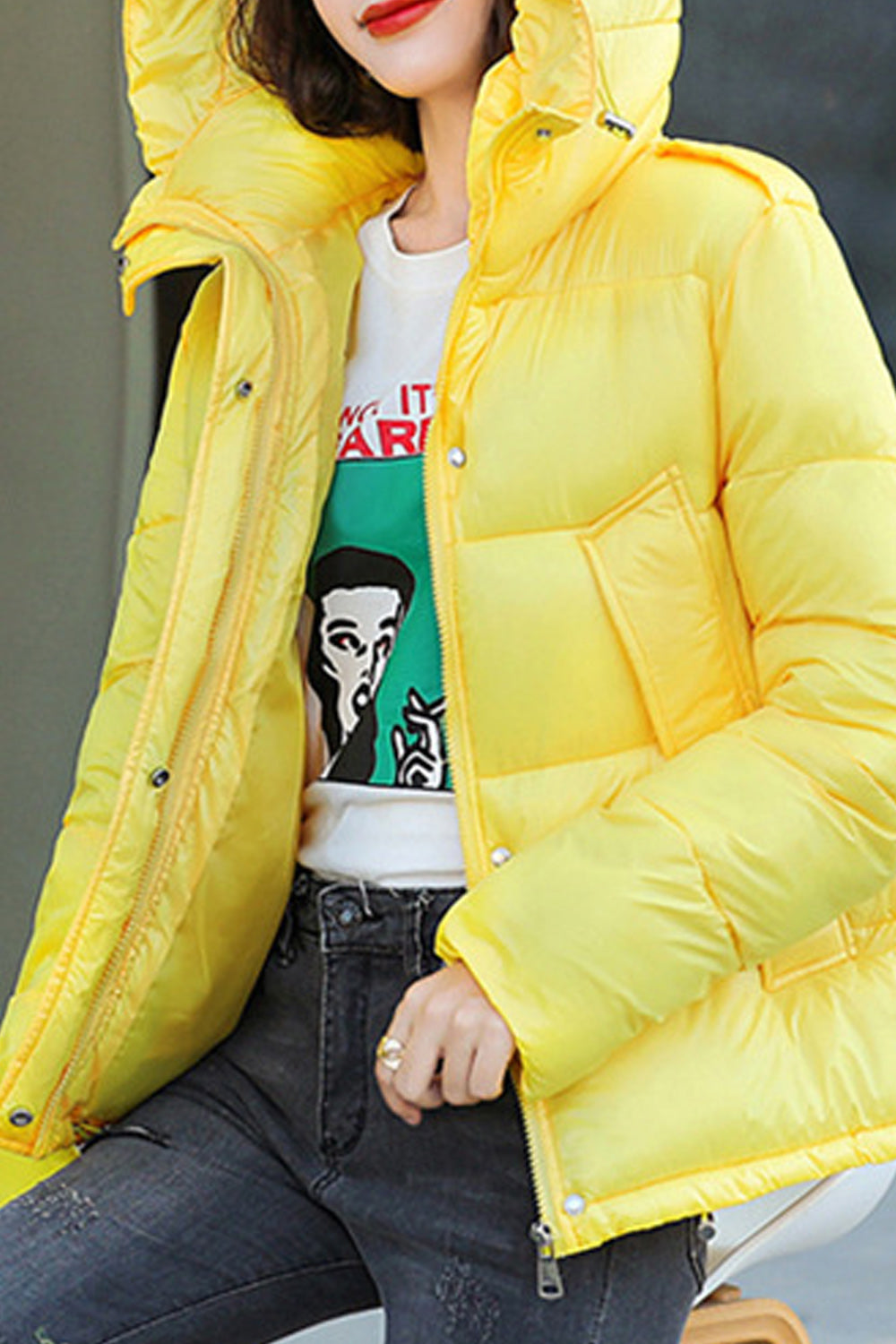 Women Amazing Long Sleeve Comfortable Classy Winter Padded Jacket