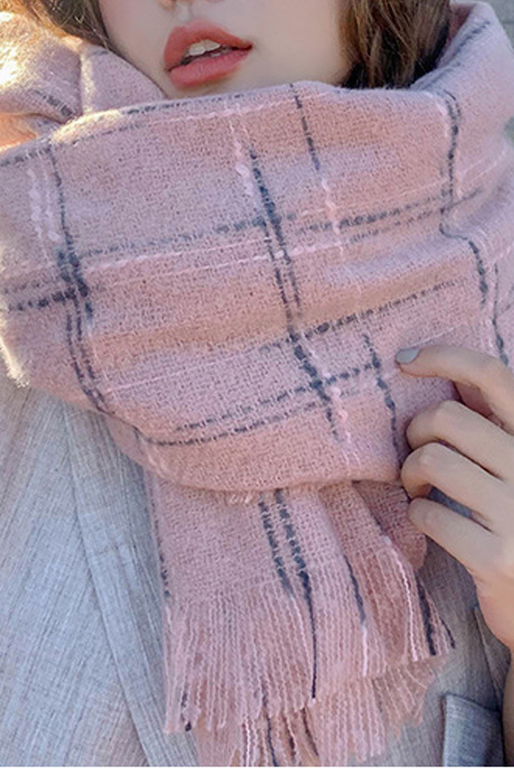 Women Hair Decoration Cozy Long Winter Casual Muffler