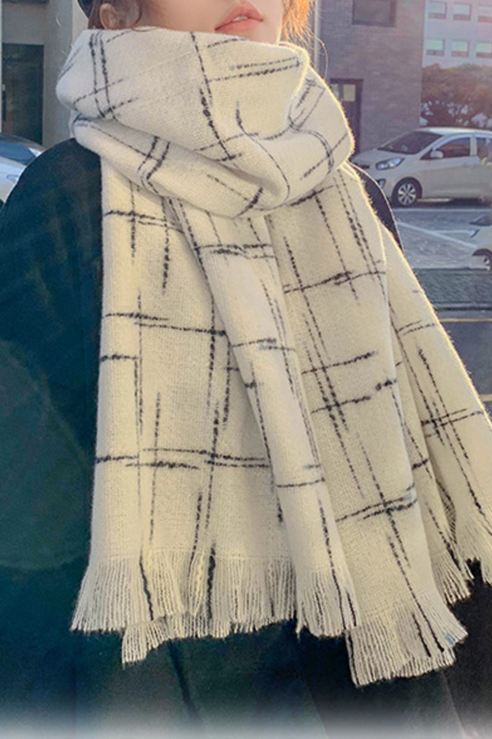 Women Hair Decoration Cozy Long Winter Casual Muffler