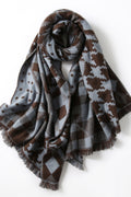 Women Thick Trendy Hair Decorated Comfortable Muffler