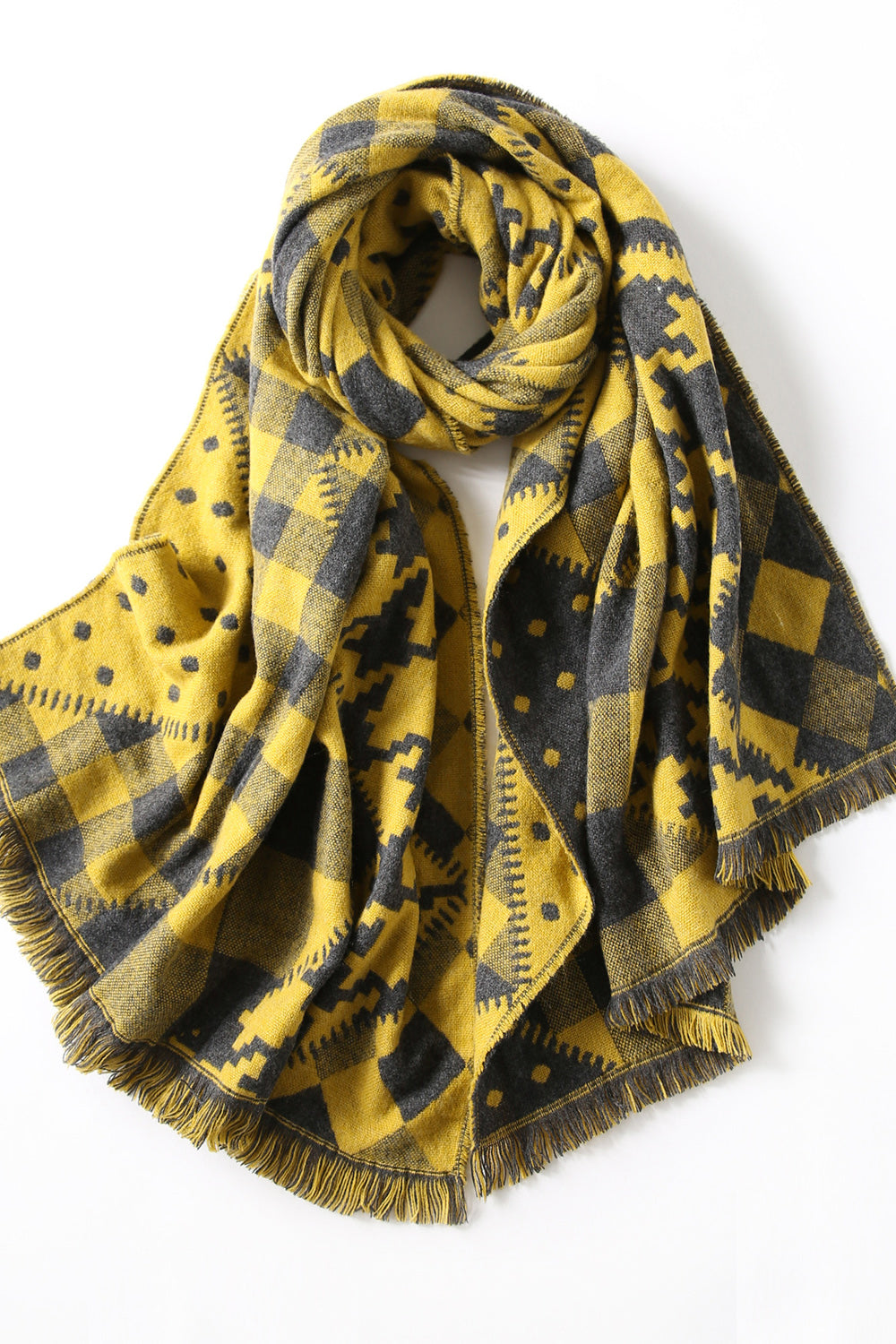 Women Thick Trendy Hair Decorated Comfortable Muffler