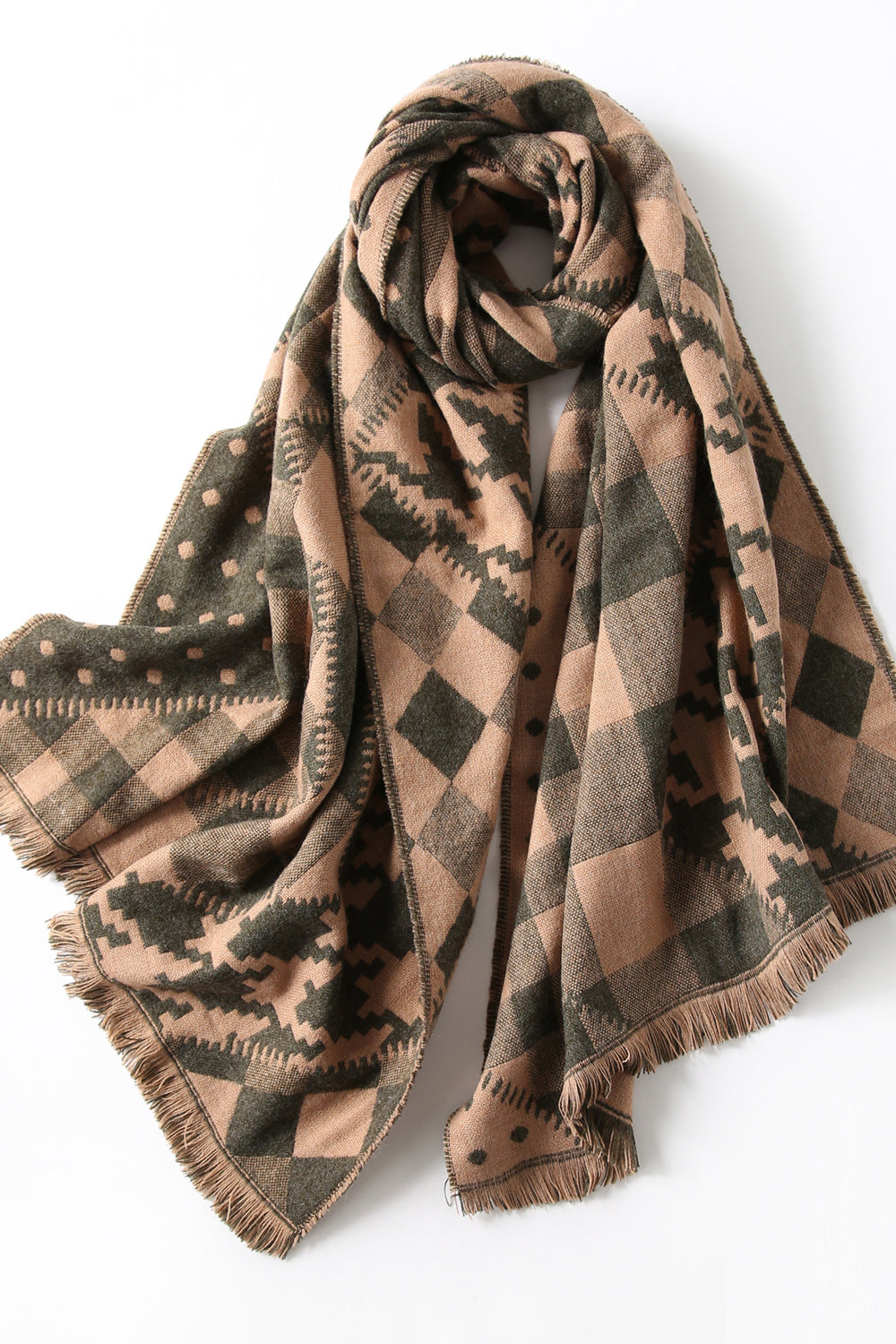 Women Thick Trendy Hair Decorated Comfortable Muffler