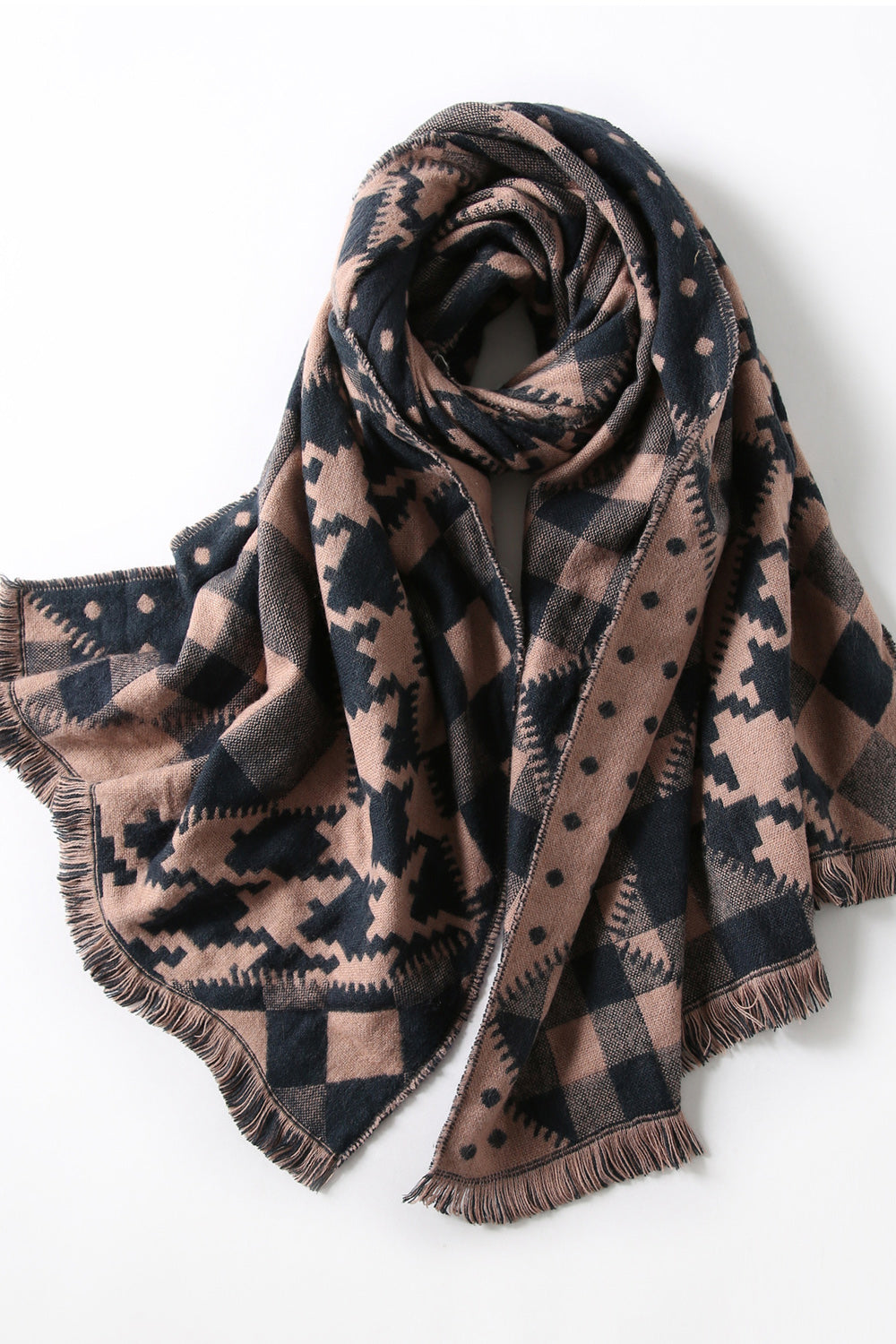 Women Thick Trendy Hair Decorated Comfortable Muffler