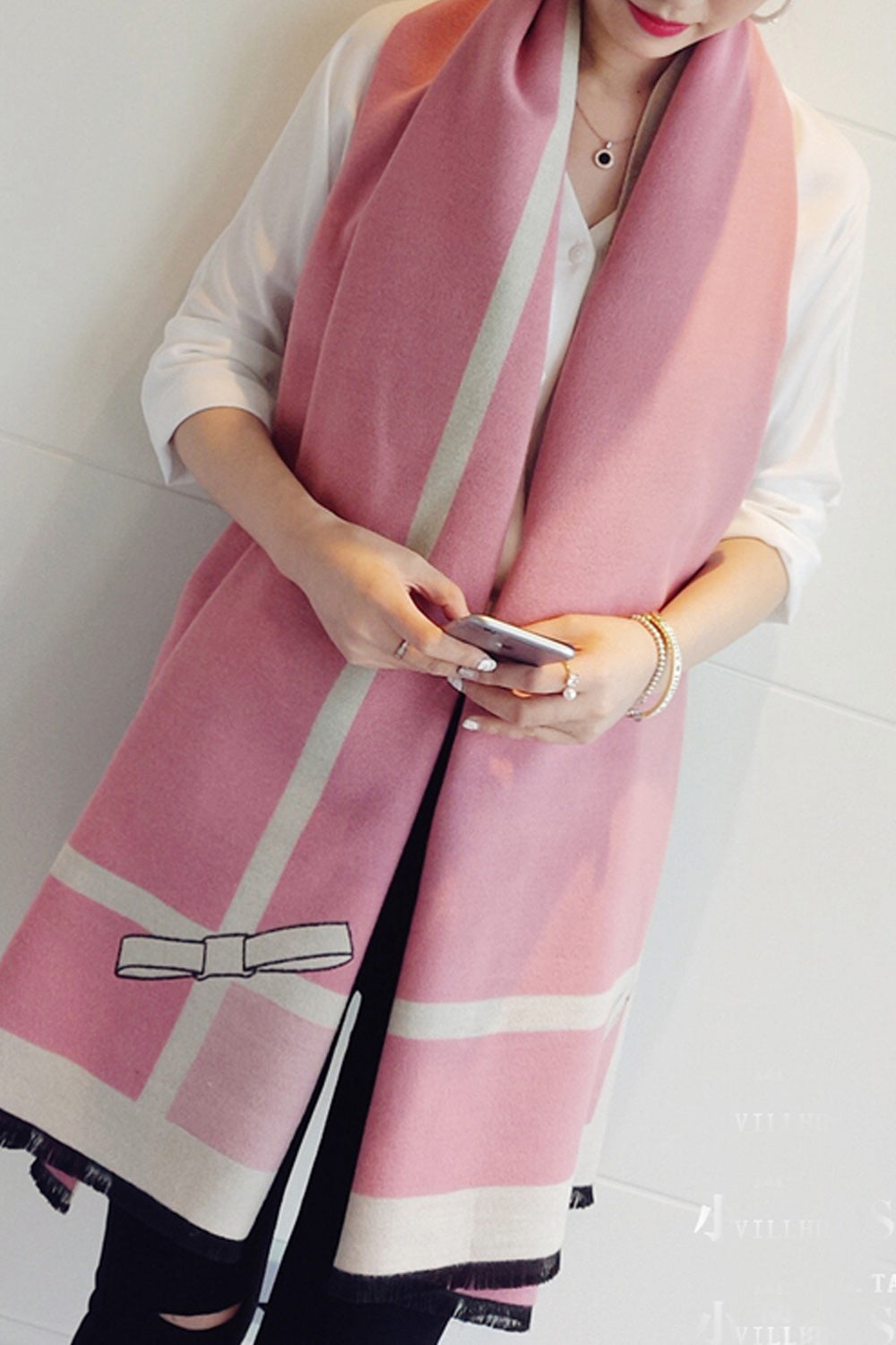 Women Breathable Printed Style Thick Casual Muffler