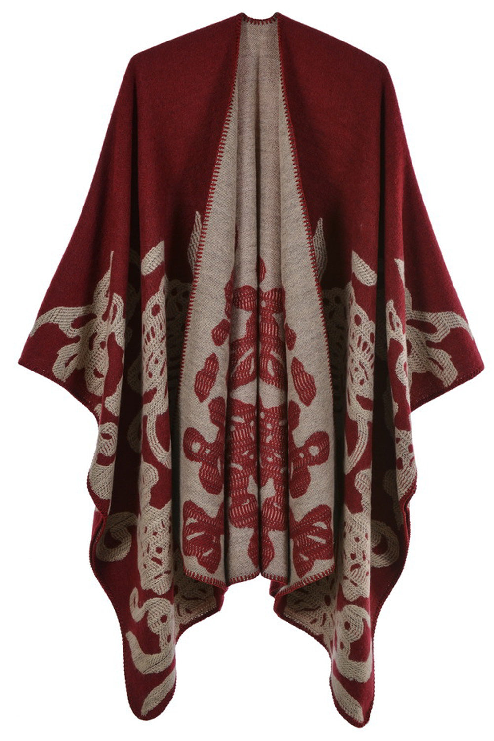 Women Cashmere Solid Colored Stylish Casual Autumn Shawl