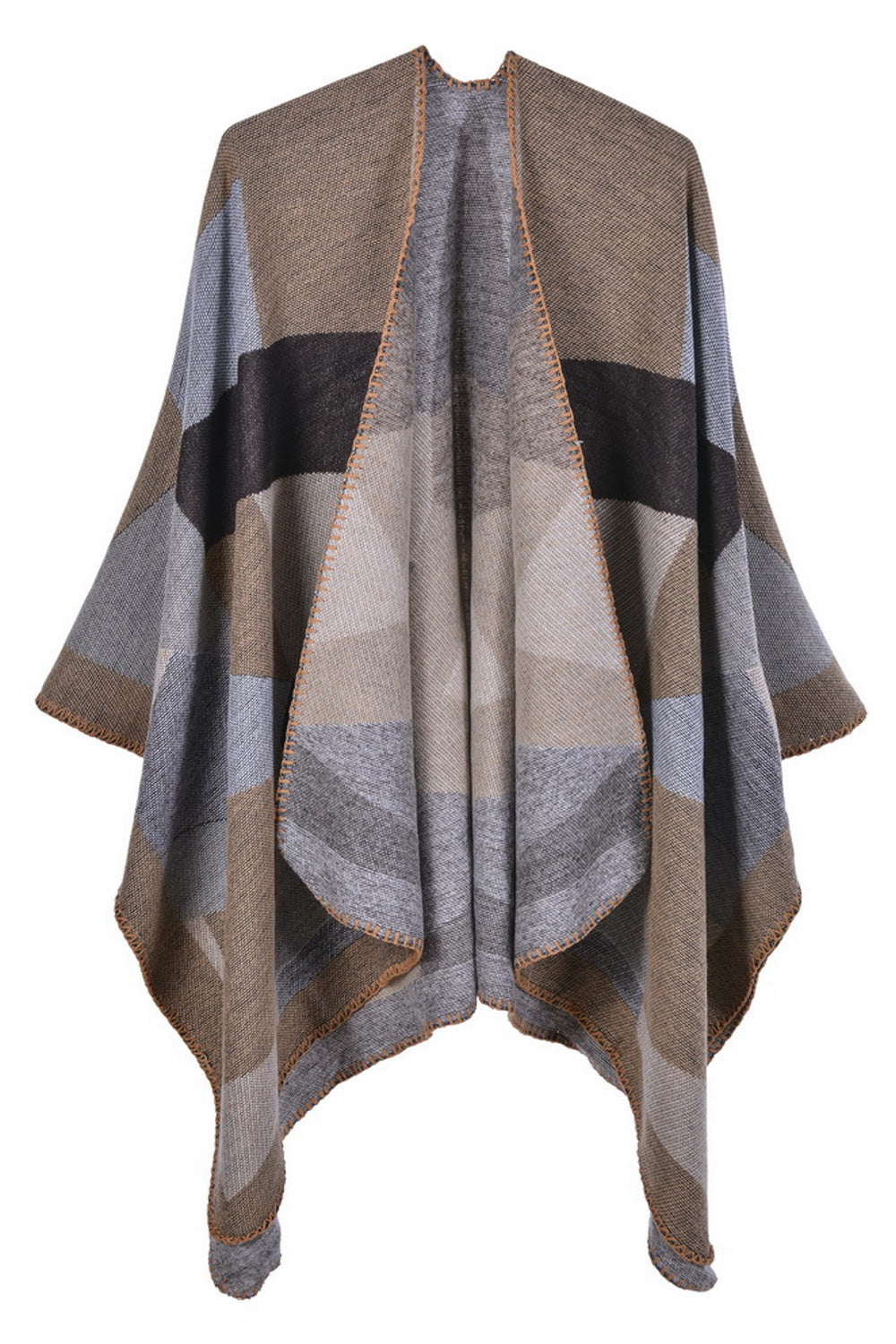 Women Warm Cashmere Triangle Printed Fashionable Shawl