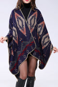 Women Thick Cashmere Printed Style Cozy Casual Winter Shawl