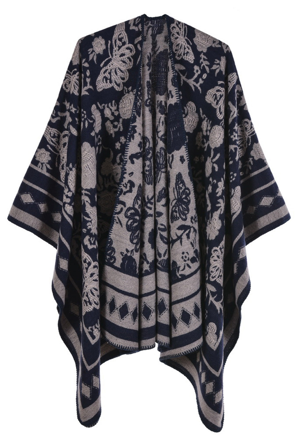 Women Stylish Flower Printed Warm Comfortable Shawl