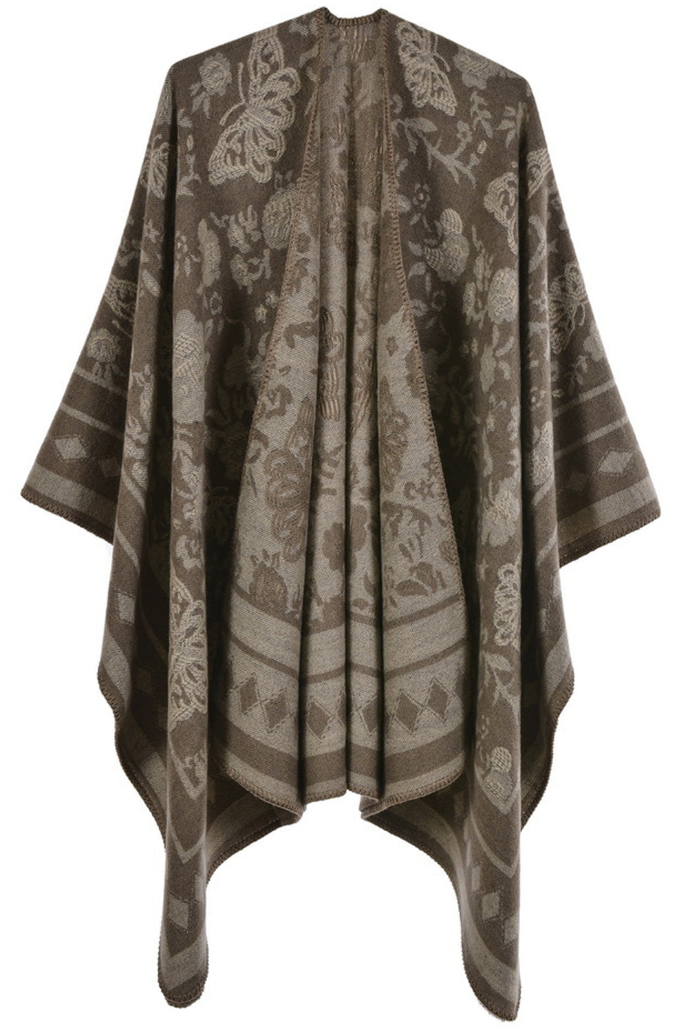 Women Stylish Flower Printed Warm Comfortable Shawl