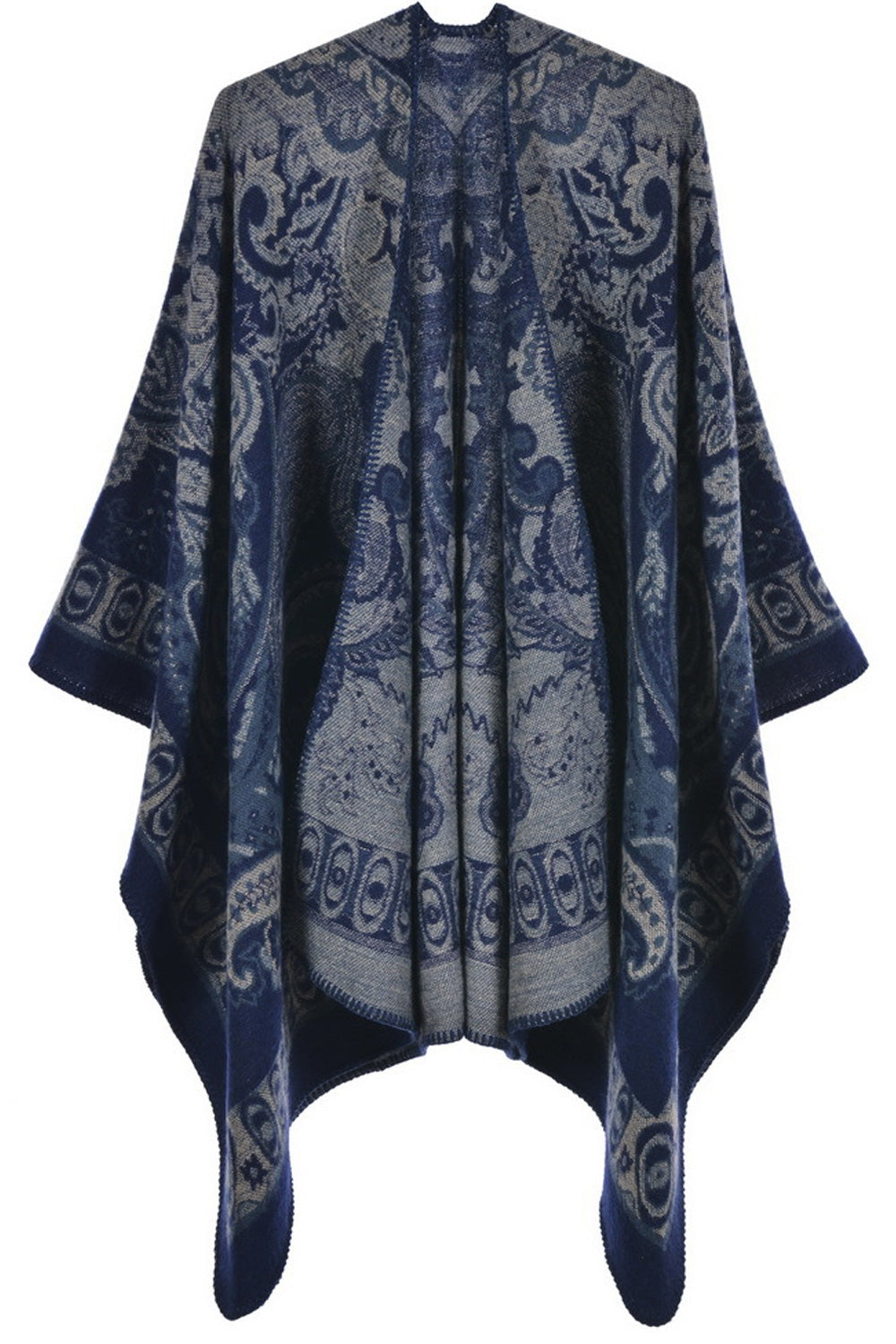Women Beautiful Printed Pattern Cozy Cashmere Winter Shawl