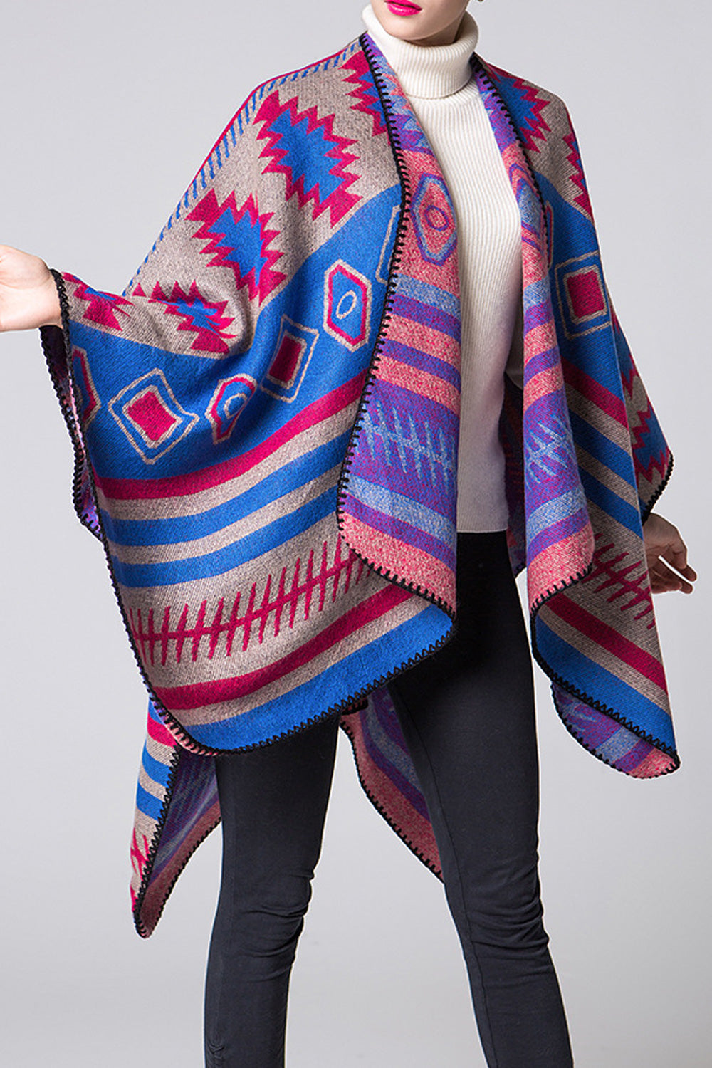 Women Elegant Lightweight Printed Style Cozy Soft Shawl