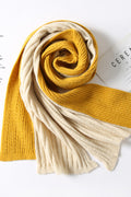 Women Elegant Solid Pattern Breathable Warm Winter Muffler