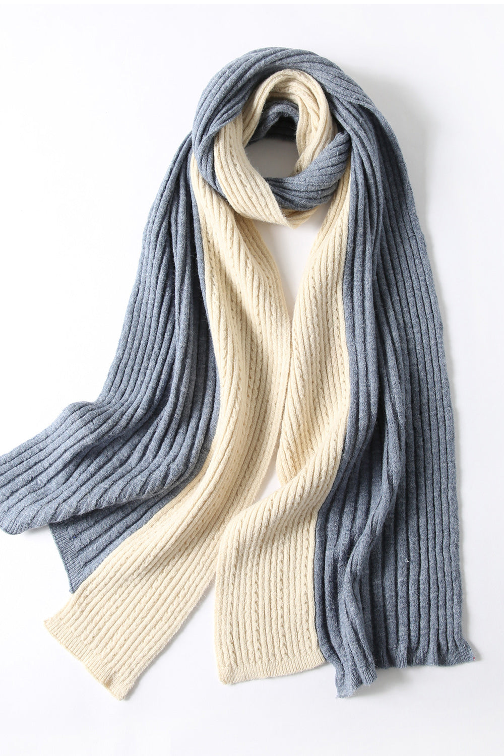 Women Elegant Solid Pattern Breathable Warm Winter Muffler