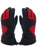 Women Thick Coldproof Buckle Strap Warm Ski Gloves