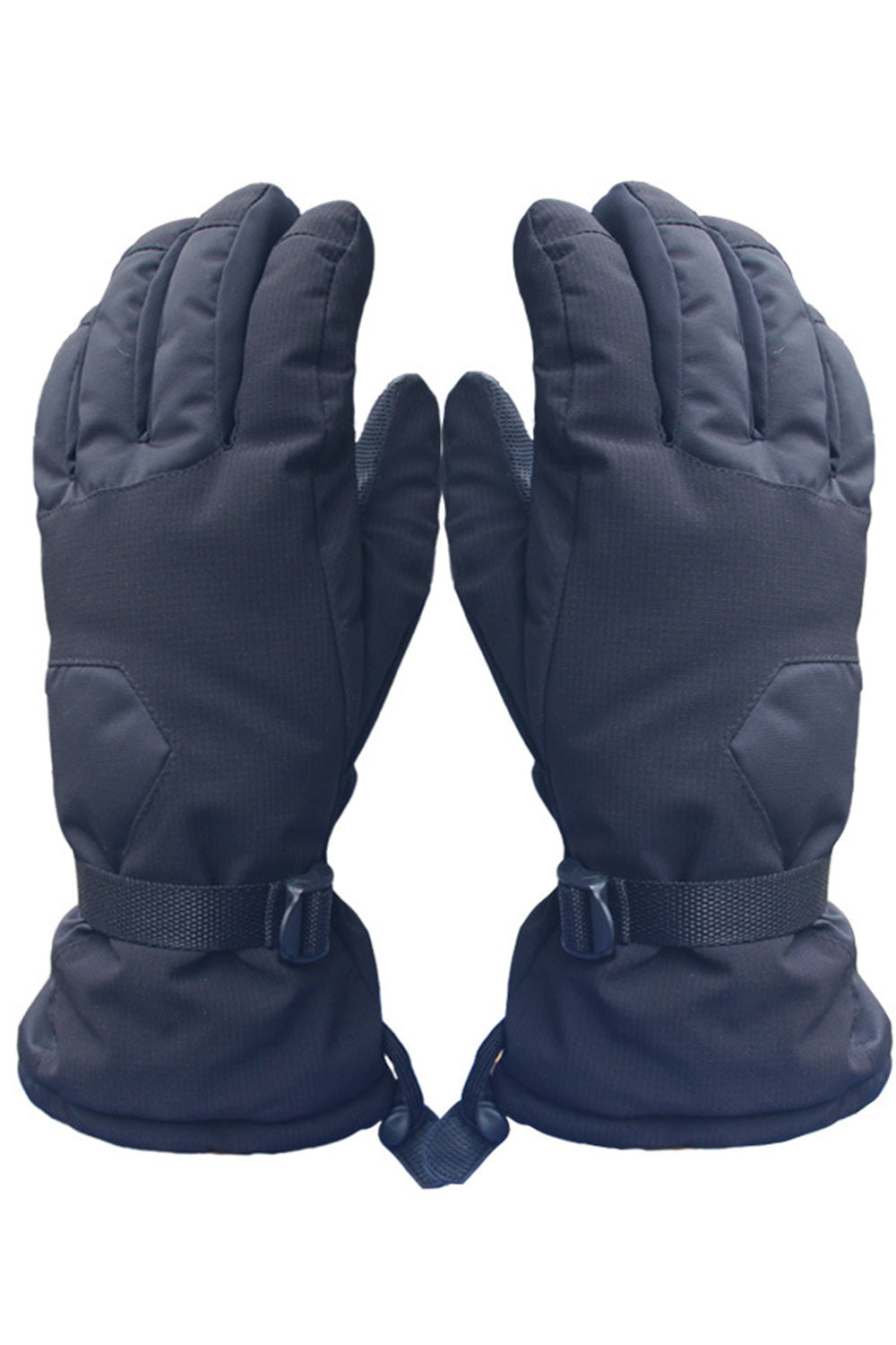 Women Thick Coldproof Buckle Strap Warm Ski Gloves