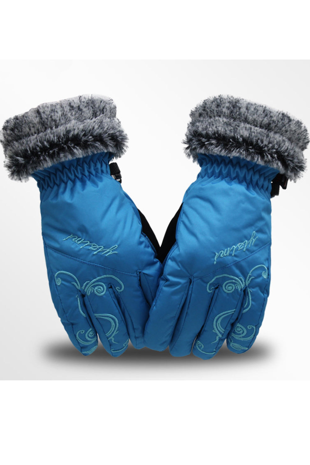 Women Soft Thick Motorcycle Riding Outdoor Windproof Ski Gloves
