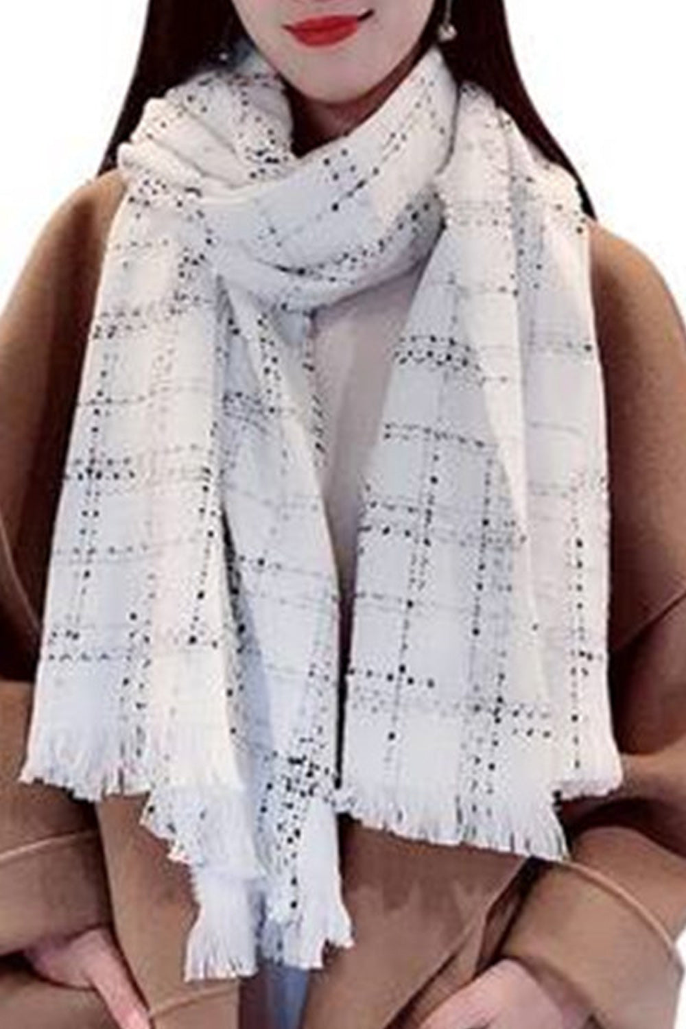 Women Long Length Soft Convenient Cashmere Winter Casual Muffler
