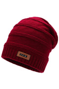 Women Soft Windproof Earmuffs Winter Knitted Hat