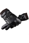 Women Riding Warmth Feel Comfortable PU Gloves