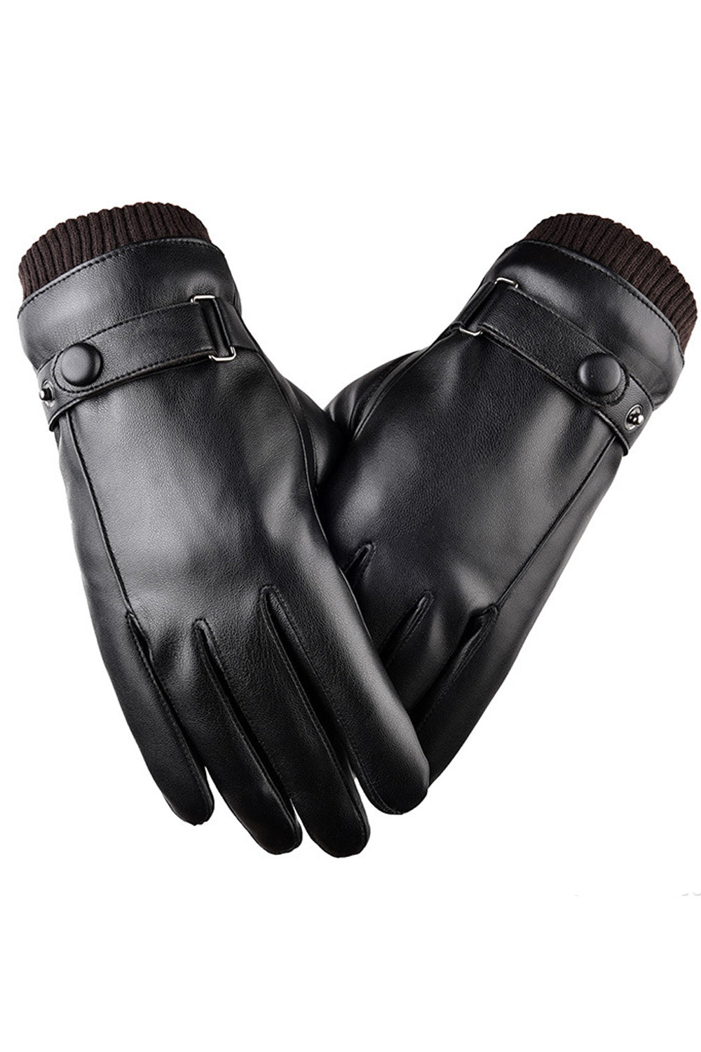 Women Riding Warmth Feel Comfortable PU Gloves
