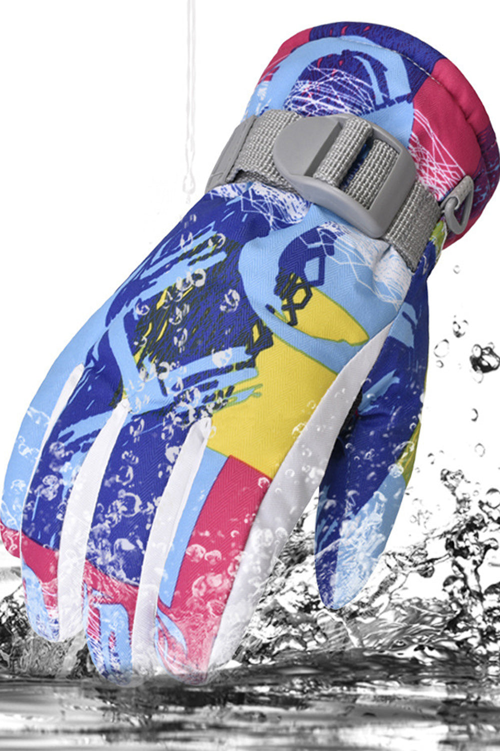 Men Non Slip Cold Resistant Thick Winter Ski Gloves