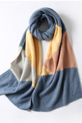 Women Cashmere Solid Pattern Comfortable Soft Casual Muffler