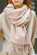 Women Cute Tassel Decorated Comfortable Easy Muffler