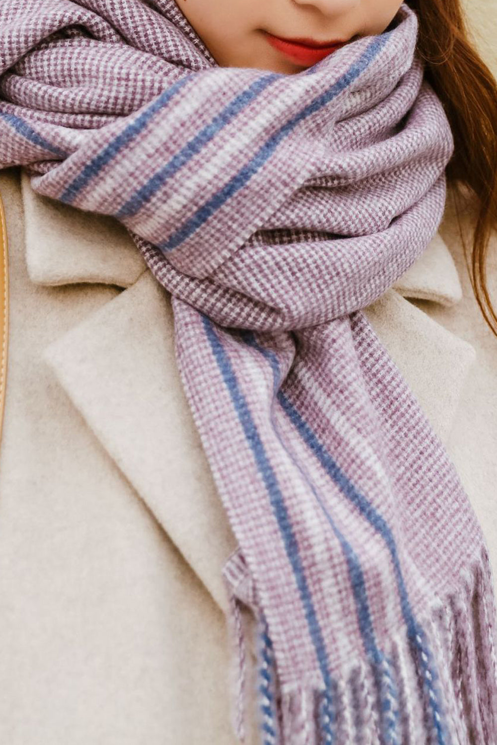 Women Cute Tassel Decorated Comfortable Easy Muffler