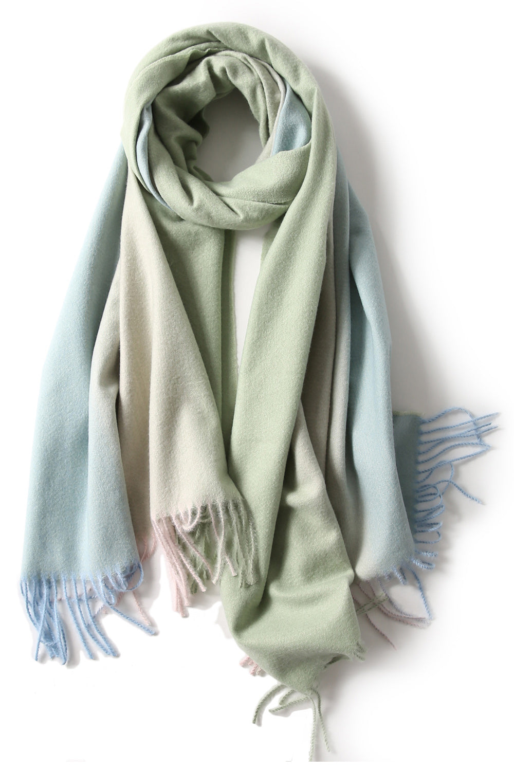 Women Elegant Styled Tassel Decorated Fashionable Cozy Muffler