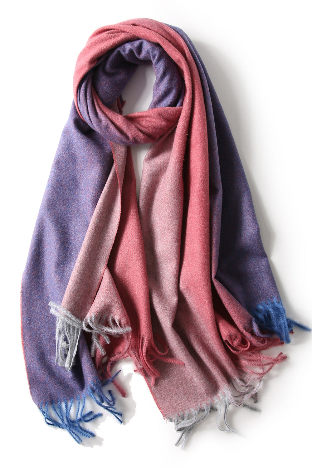 Women Elegant Styled Tassel Decorated Fashionable Cozy Muffler