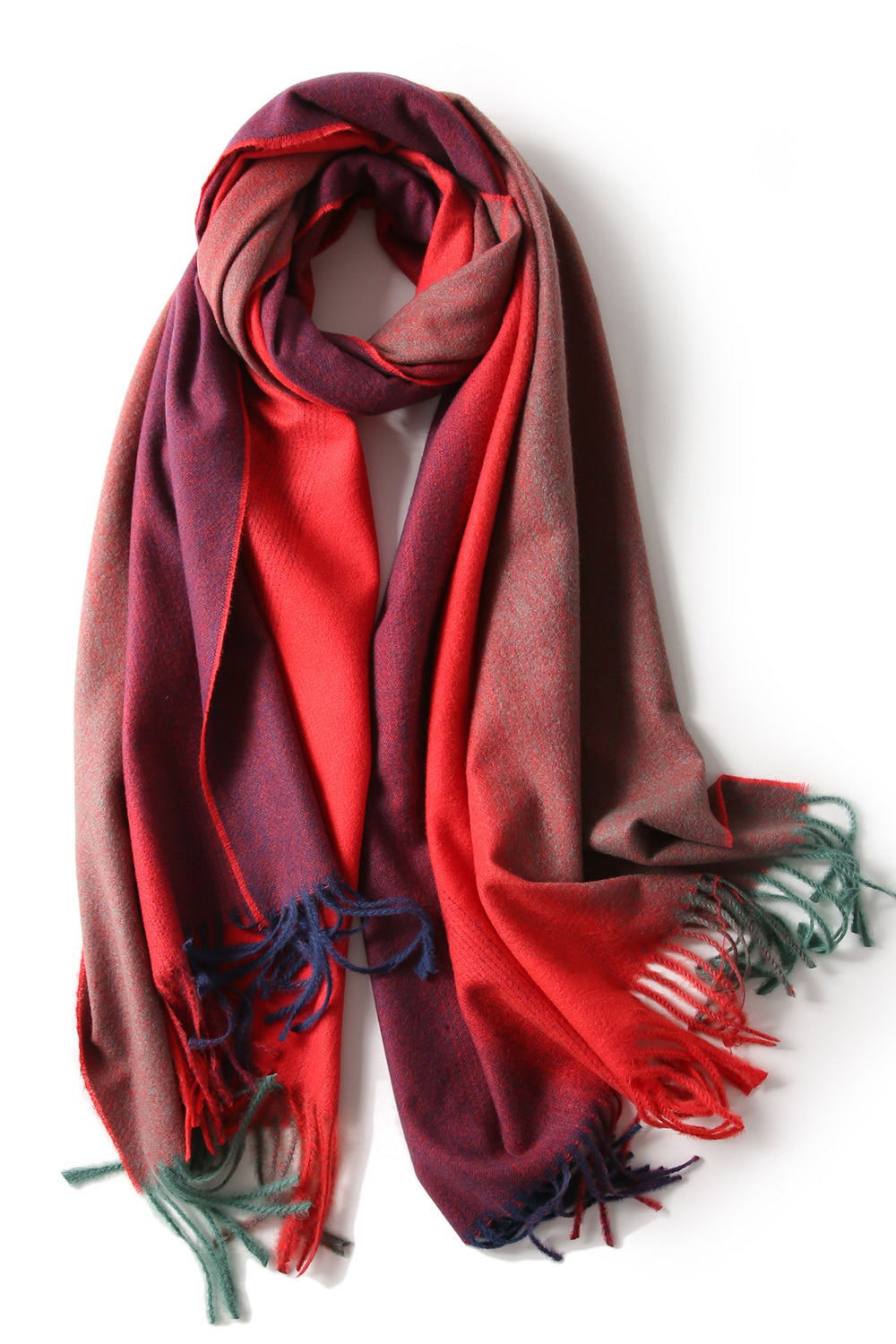 Women Elegant Styled Tassel Decorated Fashionable Cozy Muffler