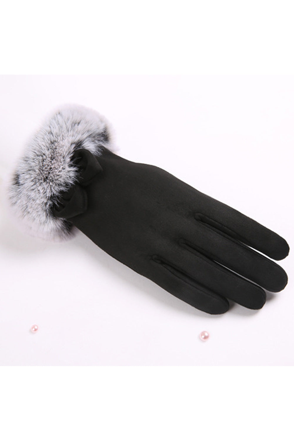 Women Classy Solid Colored Cozy Stylish Suede Gloves