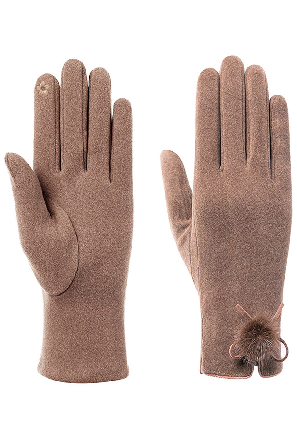 Women Thick Comfortable Outdoor Winter Season Knitted Gloves