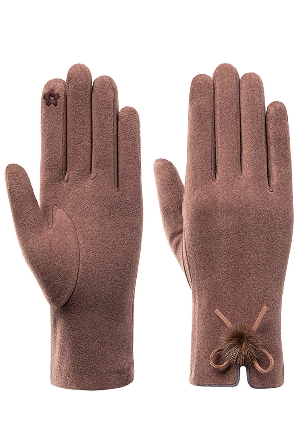 Women Thick Comfortable Outdoor Winter Season Knitted Gloves