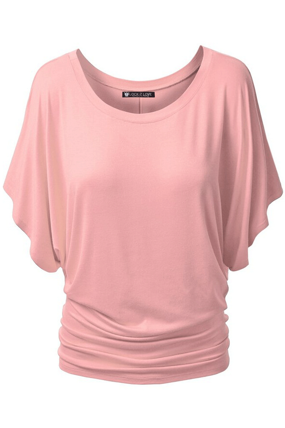 Women Bat Sleeves Comfortable Fashion Blouse Black