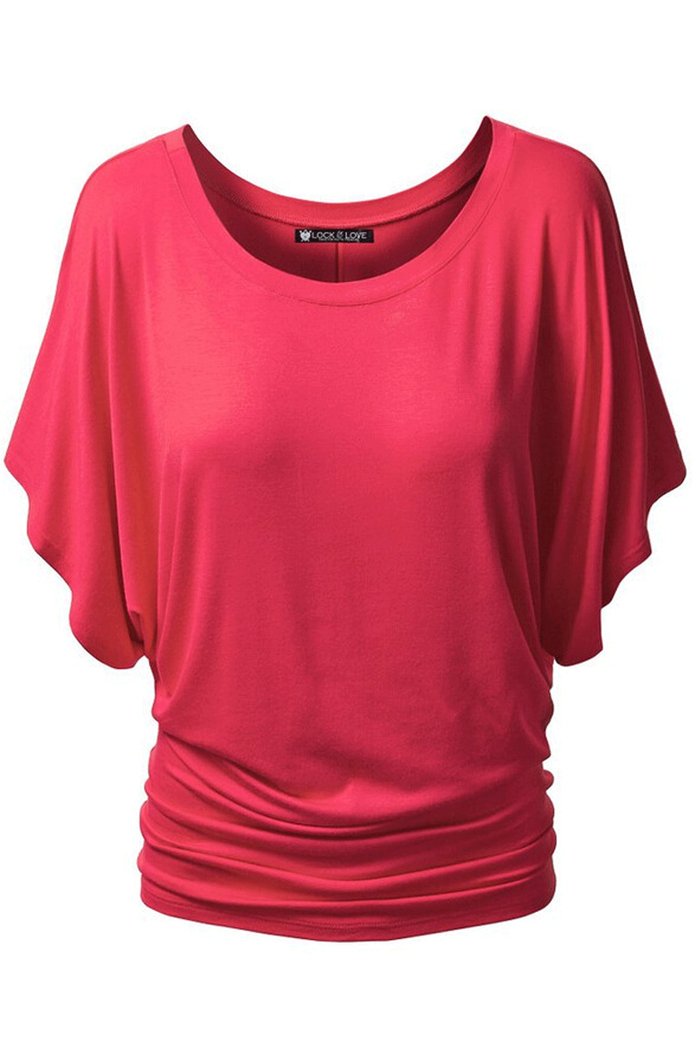Women Bat Sleeves Comfortable Fashion Blouse Black