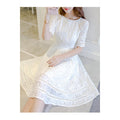 Women Fabulous Round Neck Short Sleeve Dress