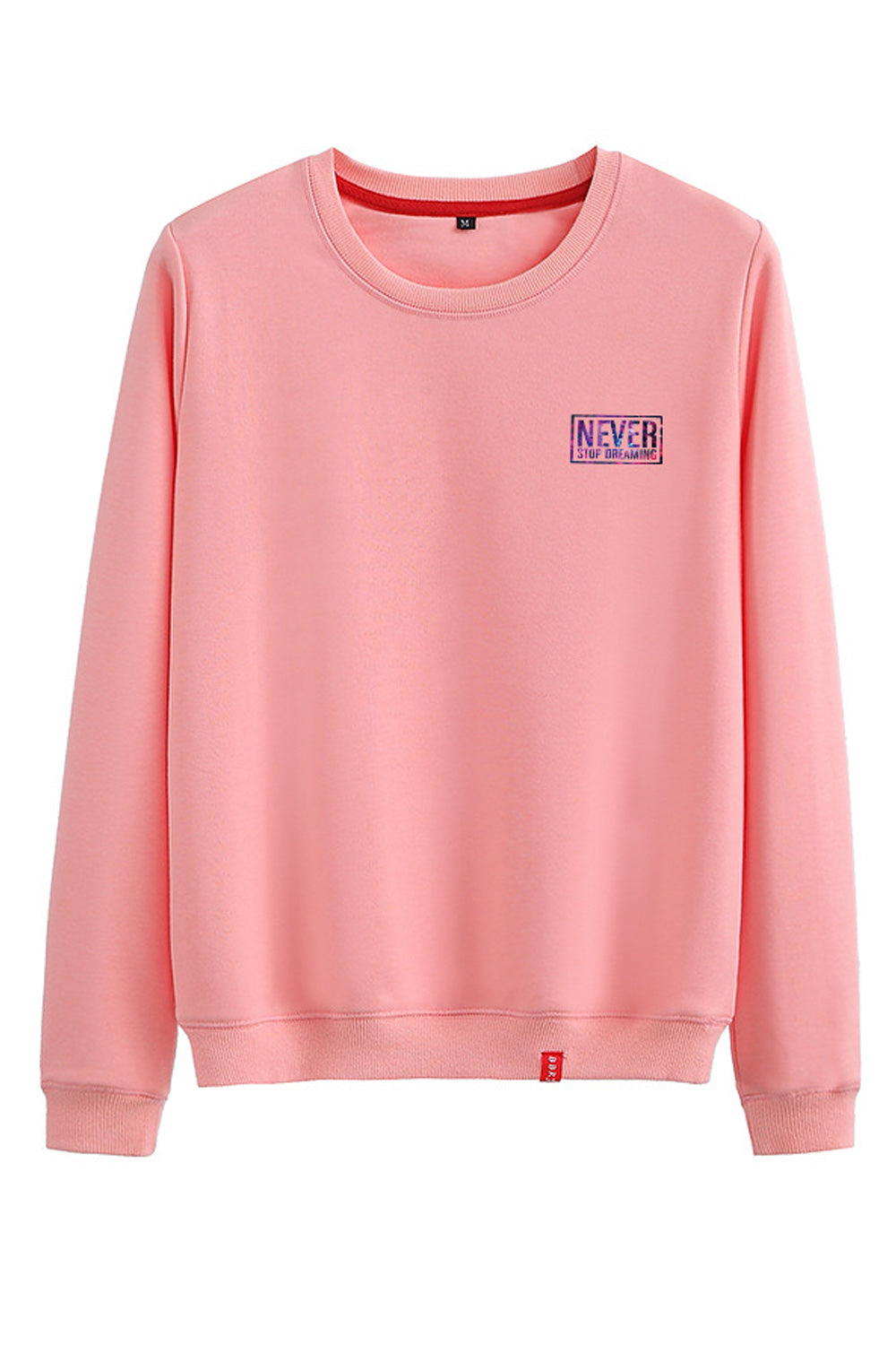 Women Soft Long Sleeve Fashionable Solid Pattern Sweatshirt